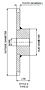 No. 41 - 1/2" Pitch - Plain Bore Sprockets, Style E