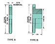 No. 80 - 1” Pitch - Plain Bore