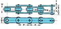 Double Pitch Chains - Double Pitch Conveyor Chain Oversize-2