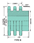 No. 80 - 1" Pitch - Multiple Strand - Triple