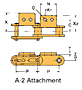 Double Pitch Conveyor Lambda Chain Attachment-A-2