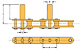 Stock Specialty Attachment Chain - C2060H RIV