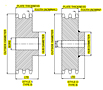 No. 40 - 1/2" Pitch - Multiple Strand Sprockets-2